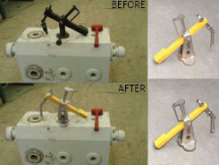 Before and After: Image manipulation of Tool